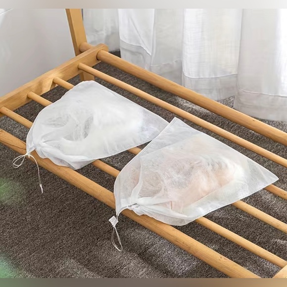 Dust Bags 5 pack Durable Handbag/Shoe Cover-White - Picture 2 of 6